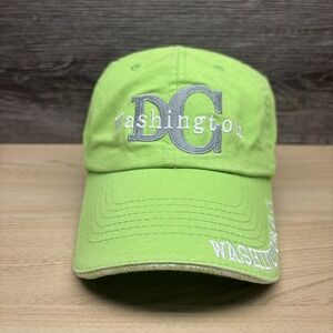 Washington DC Hat Cap Strap Back Mens Green‎ USA Embroidered Souvenir Baseball